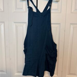 Lotus and Luna Blue‎ romper with Pockets